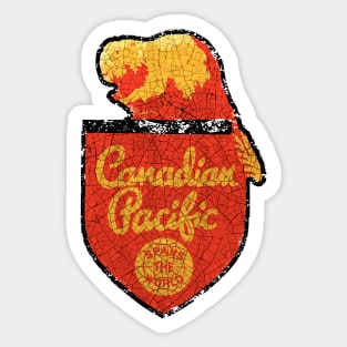 Vintage Canadian Beaver Sticker